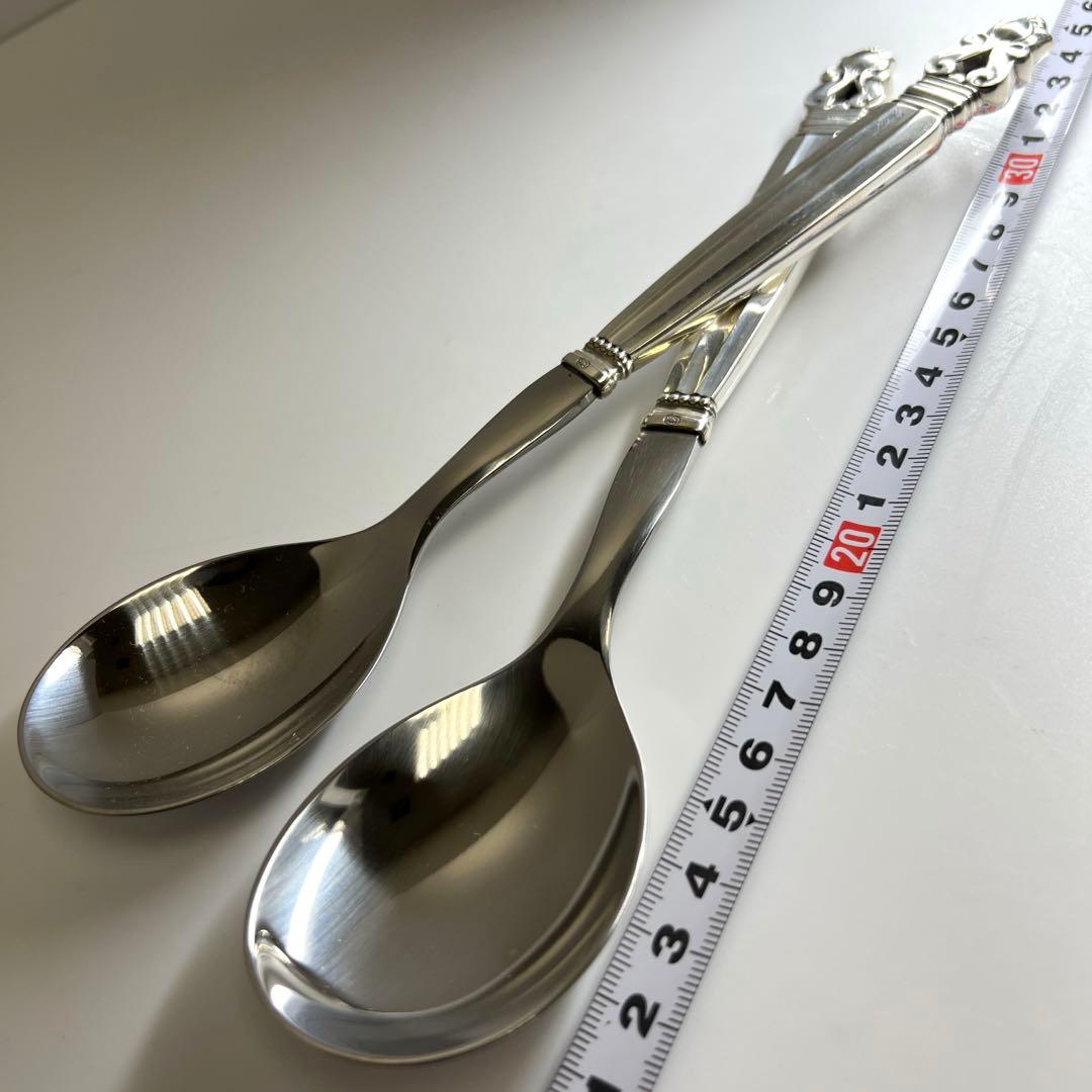 ジョージジェンセン　スプーン2本Sterling178g 東Y7-0917⭐︎2F