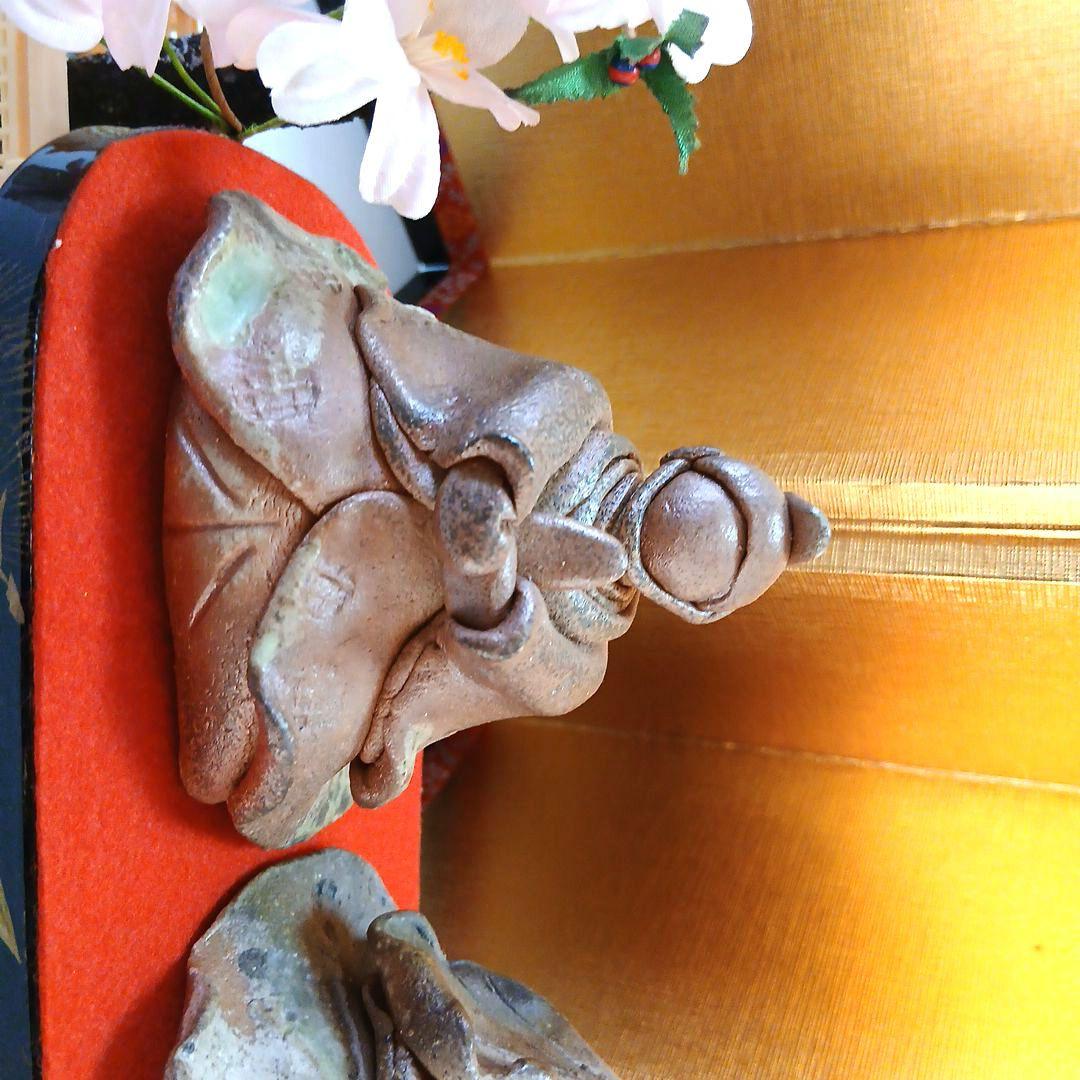 かっぽれに乗ったお雛様セット/陶器