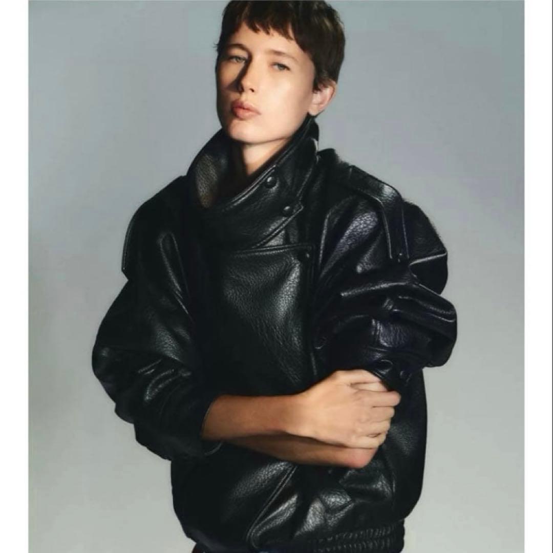 新品 ZARA ライダースジャケット XS ザラ