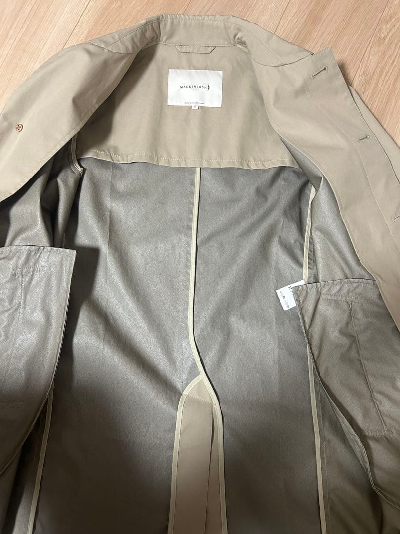 美品 MACKINTOSH ベージュ ステンカラーコート　マッキントッシュ