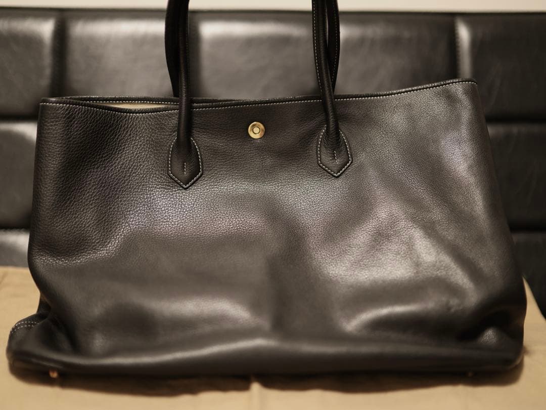 シセイ cisei トートバッグ ブラック 本革（純正保存袋付）