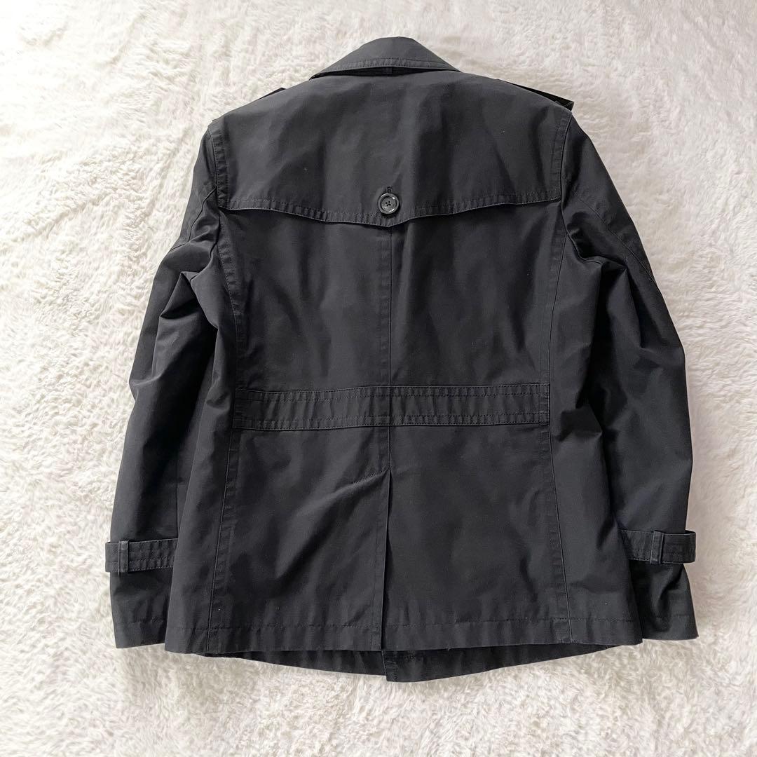 バーバリーブラックレーベル✨トレンチコート ノバチェック ライナー ブラック M