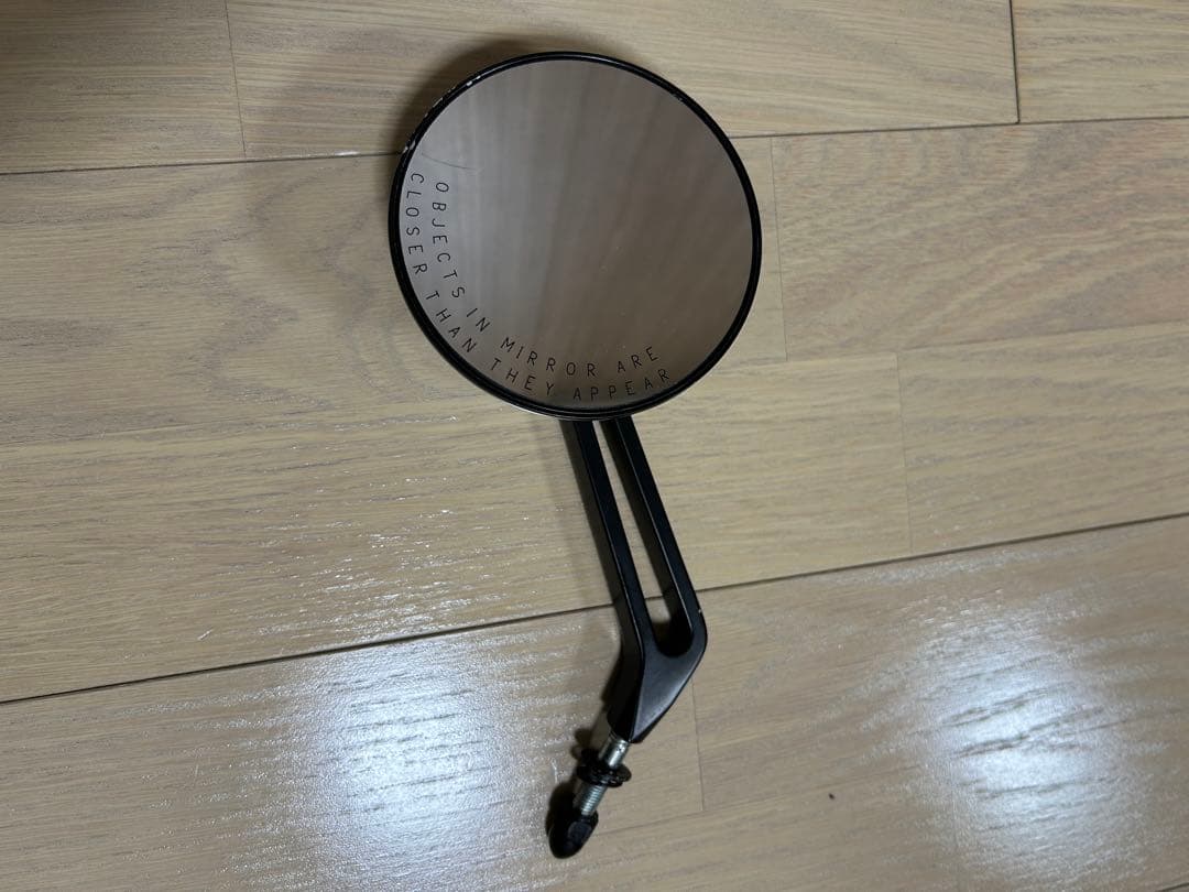 ハーレー純正 ドーム・ビレットスタイル・ミラー サテンブラック 2個セット