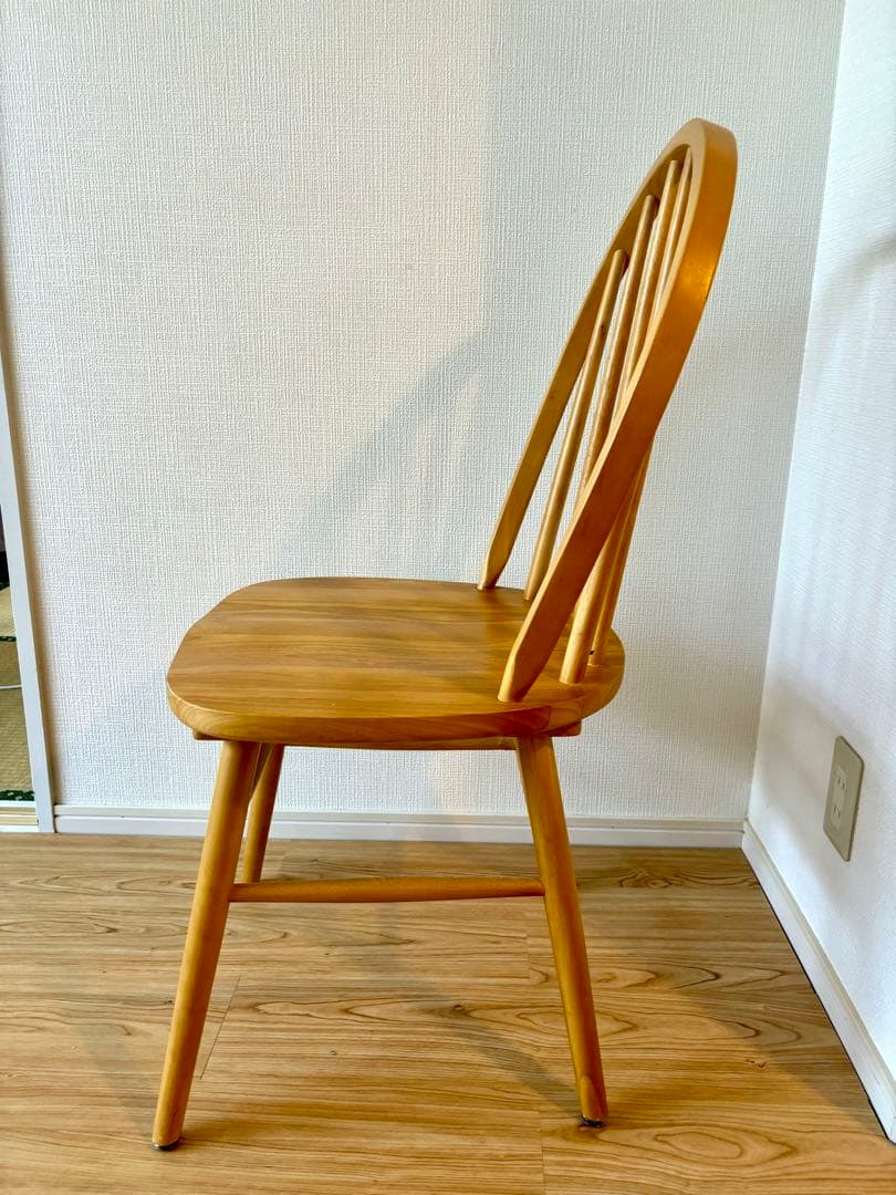 ウィンザーチェア ナチュラル オーク 天然木　ダイニングチェア