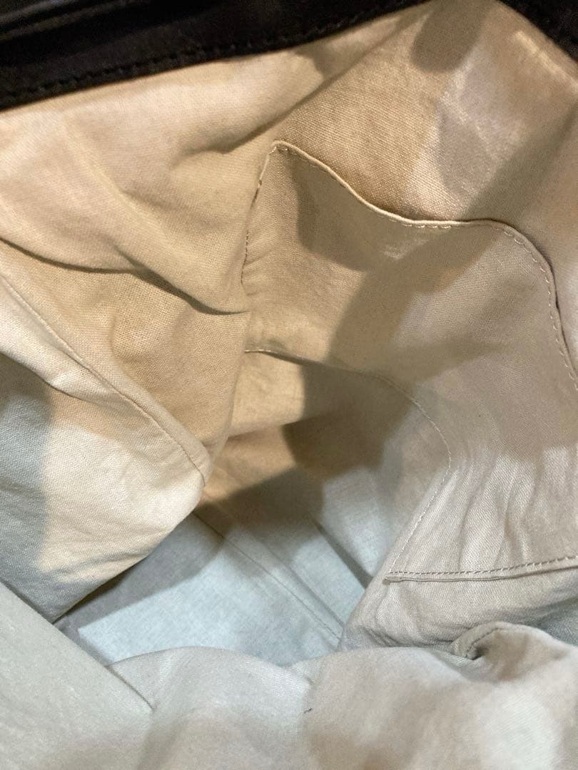 【美品】MARROW String Tote バッグ　レザー　トートバッグ　黒