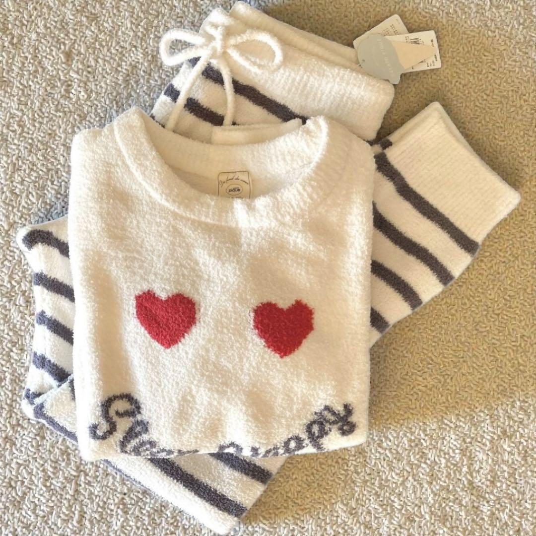 タグ付❤️ジェラートピケ アクアドライプルオーバー ボーダーパンツ セットアップ