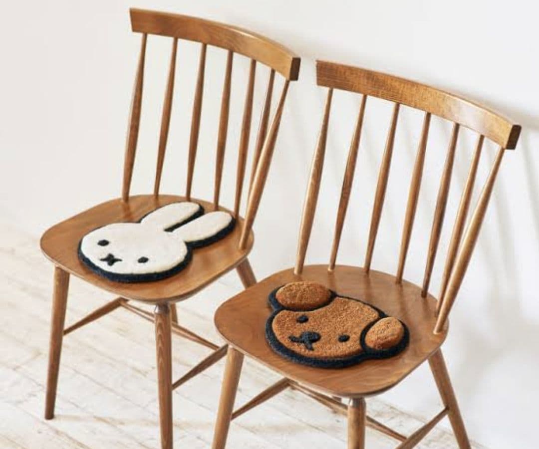 ウニコ　ミッフィー　チェアパッド　3種セット