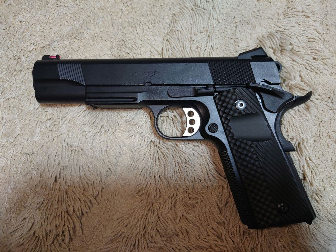 CQP M45 ＣＯ２ガスガン ブラック マガジン2個 替えボンベ付き