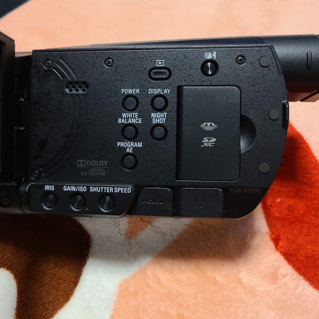 SONY FDR-AX100 4K ソニー ビデオカメラ