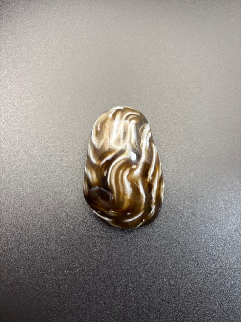 命根石　パワーストーン　瑪瑙 握りお守り(3)