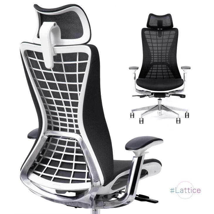 4Dアームレスト メッシュ オフィスチェア 座面スライド ロッキング固定