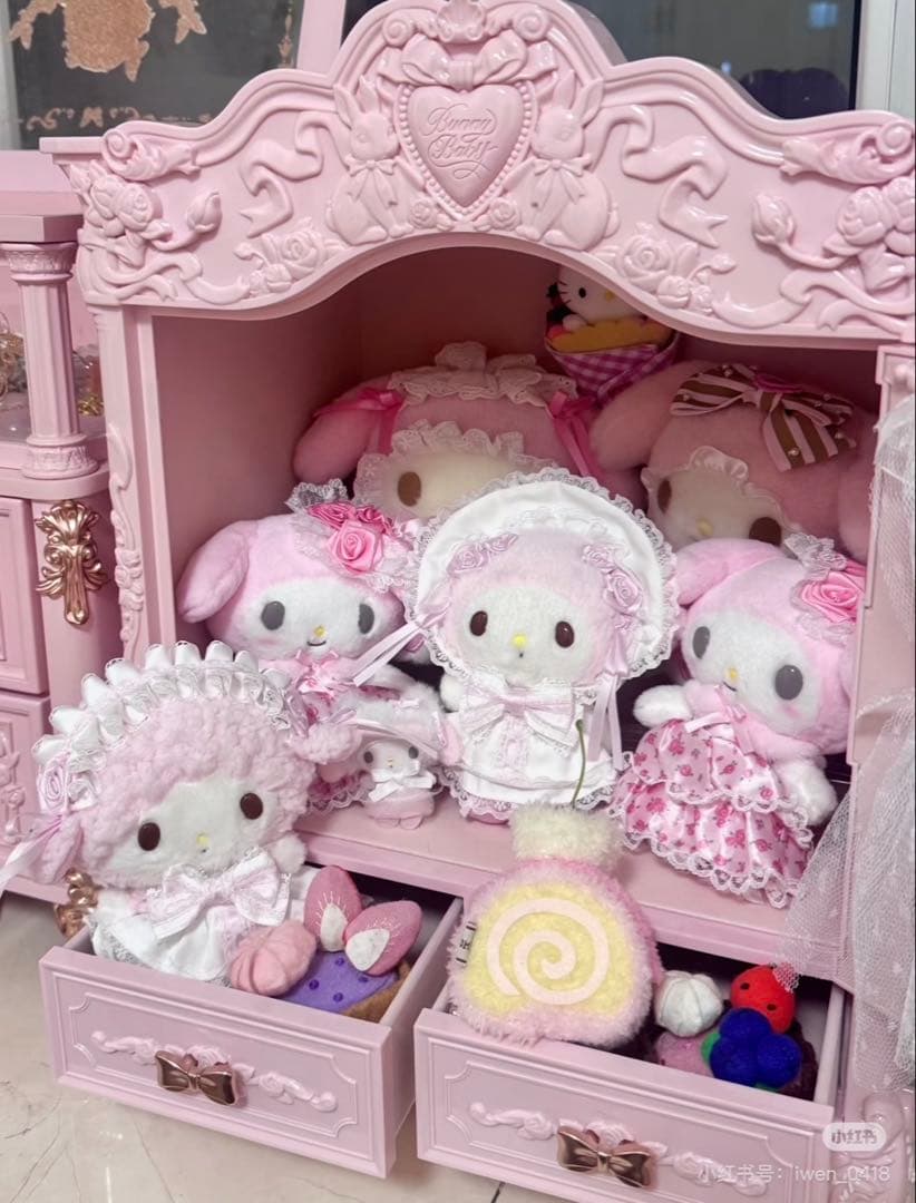 【boxのみ】フラワーノーズ　バニーガーデンテイルズ　メイクボックス　小物入れ