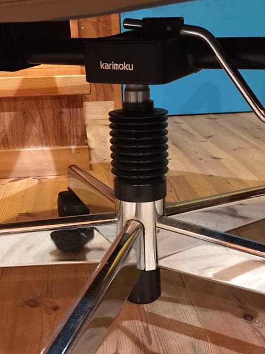 カリモク 本革デスクチェア回転 karimokuアンティーク　1脚ヴィンテージ