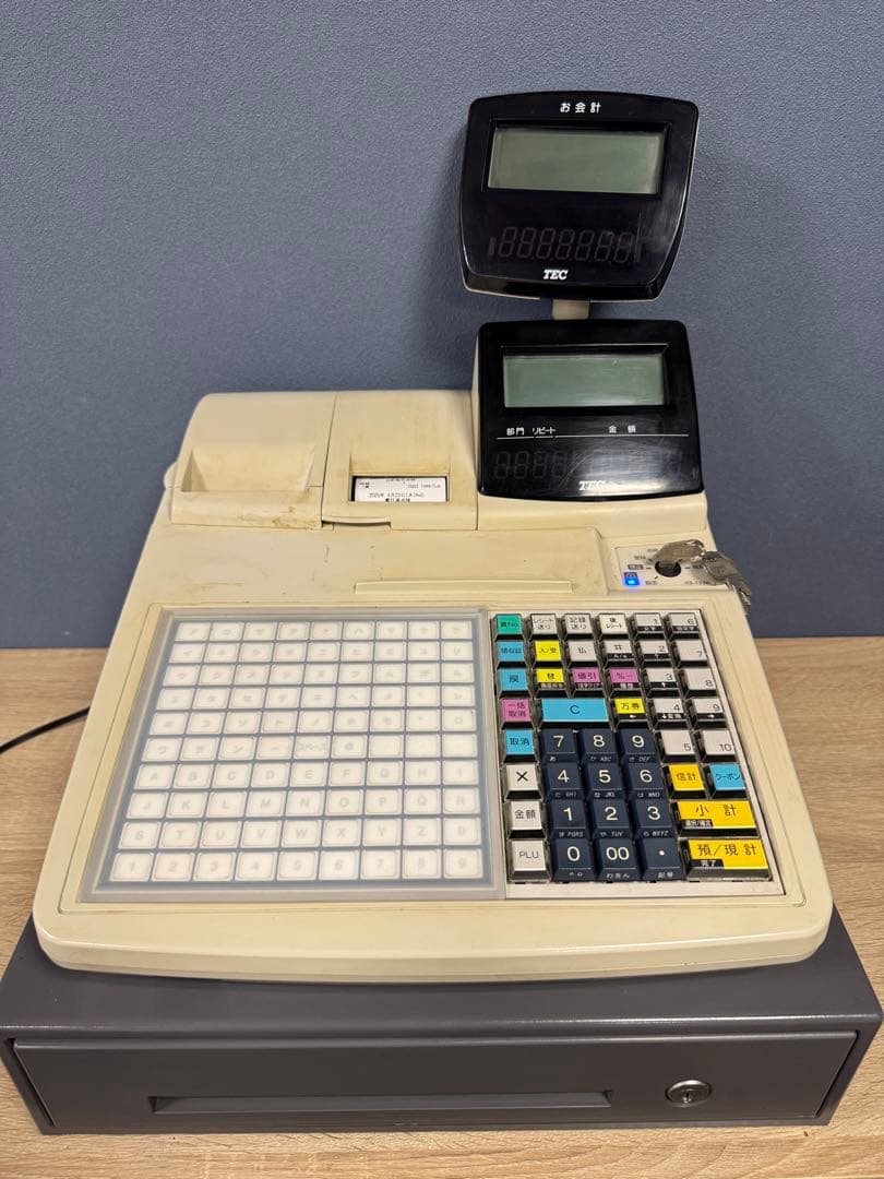 TEC 東芝テック 電子レジスター FS-1550 レジスター