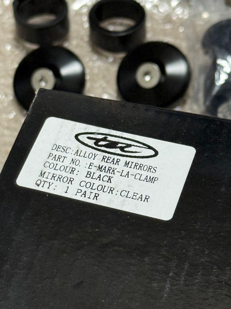 TEC製 バーエンドミラーセット