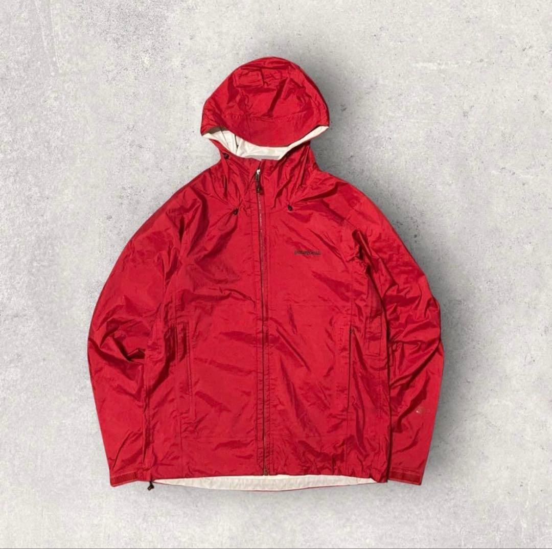 【パタゴニア】トレントシェルジャケット　マウンテンパーカー　M 赤　15年製 e