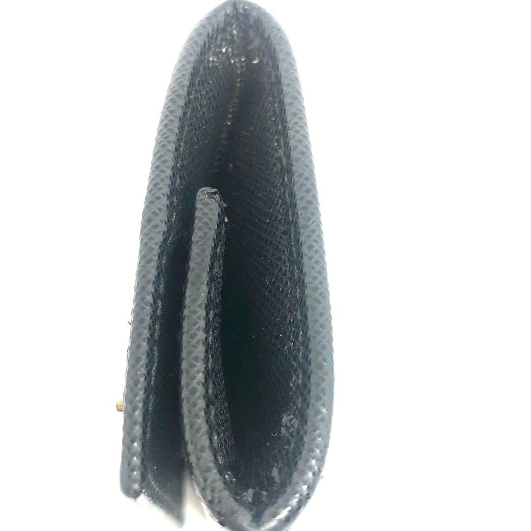 PRADA プラダ サフィアーノ ケース 黒 ブラック 財布