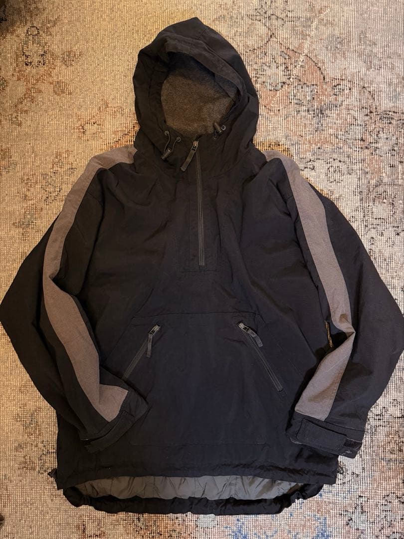 Old GAP ブラック フリース内側 ジャケット　紺タグ　90年代