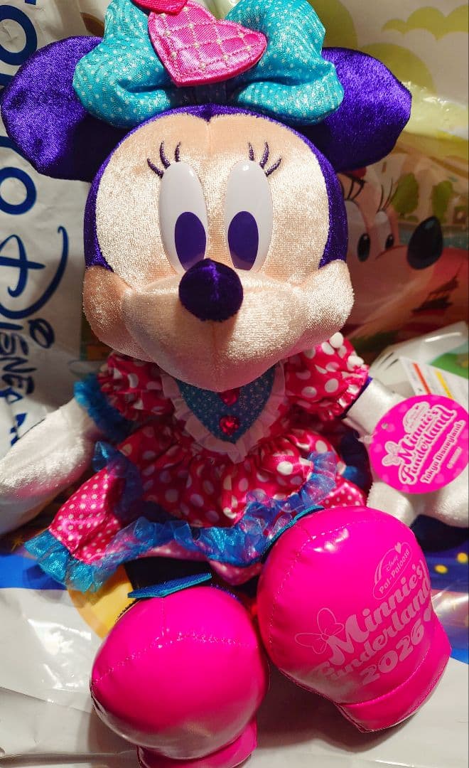 ミニー　ぬいぐるみ　パルパルーザ　ミニーのファンダーランド　ミニパル