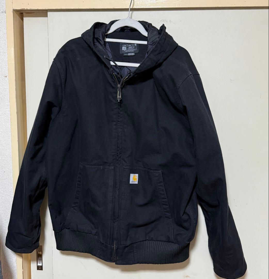 carhartt ブラック アクティブジャケットM US企画