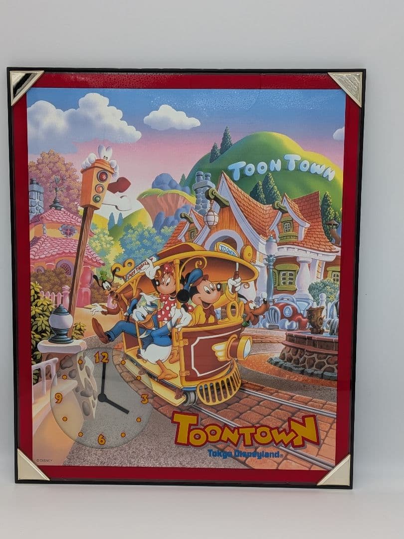 ディズニートゥーンタウン 時計 掛時計 レトロ