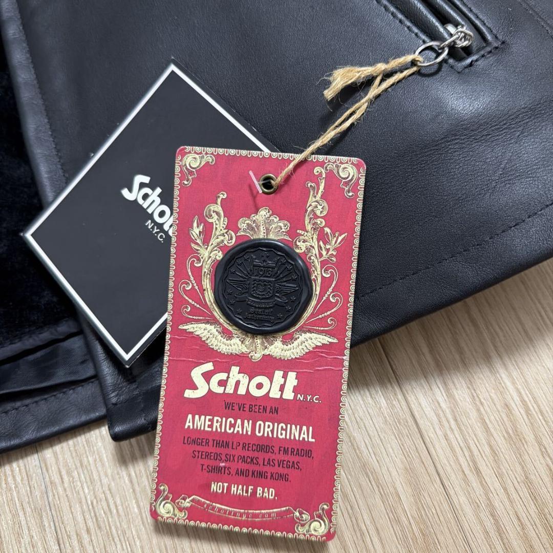 ショット現行品 シングル ライダース ジャケット 6061 size 38