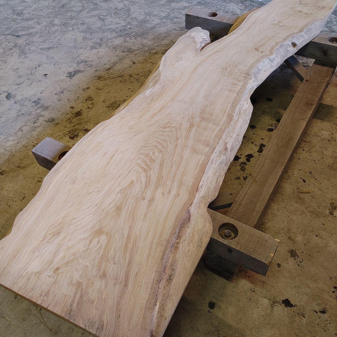 送料込み　一枚板　クリ　栗　無垢材　天板　テーブル　カウンター DIY　番号1