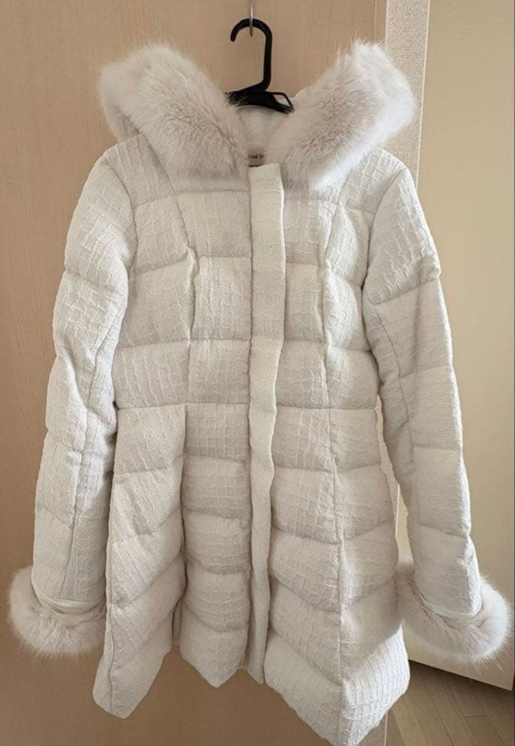 り*り様 ロゼミューズ jacquard down coat