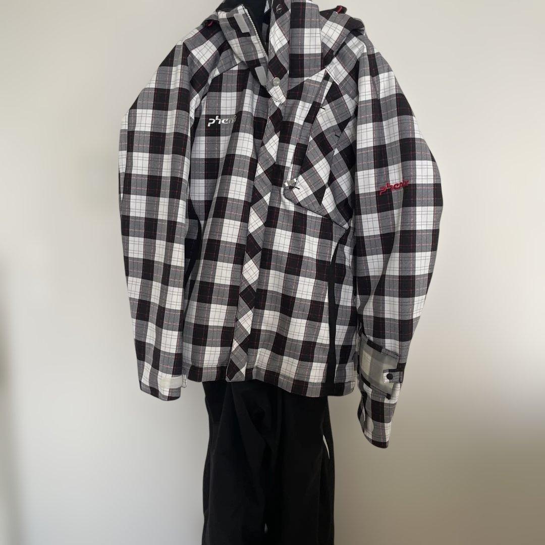 チェック柄スノーボードウェア　　メンズMサイズ