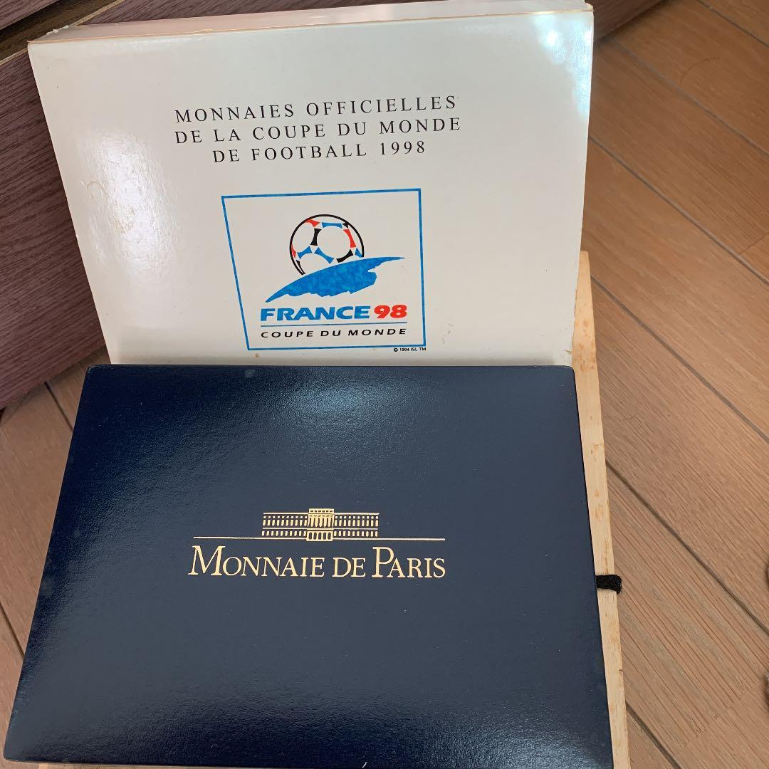 1998フランスワールドカップ公式記念銀貨４種セット