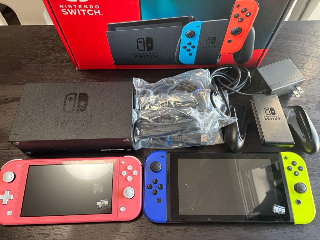 Switch、Switchライト、256SD付き
