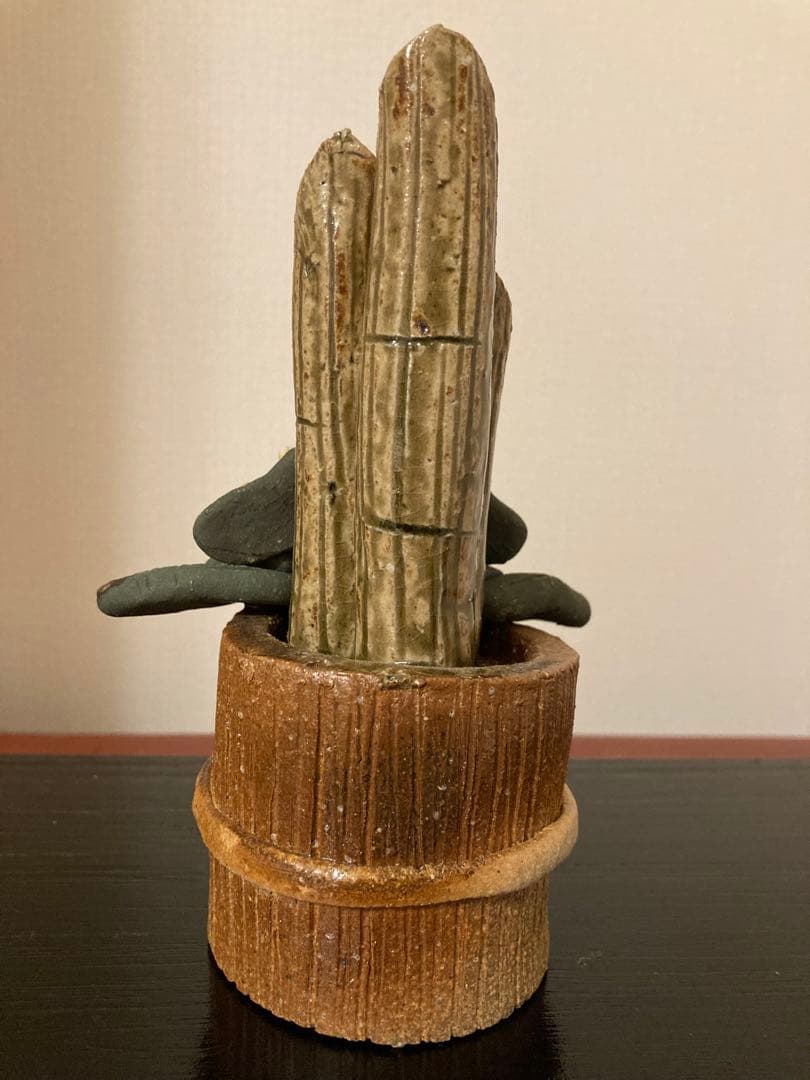 河井美晴さんの陶器の門松　お正月