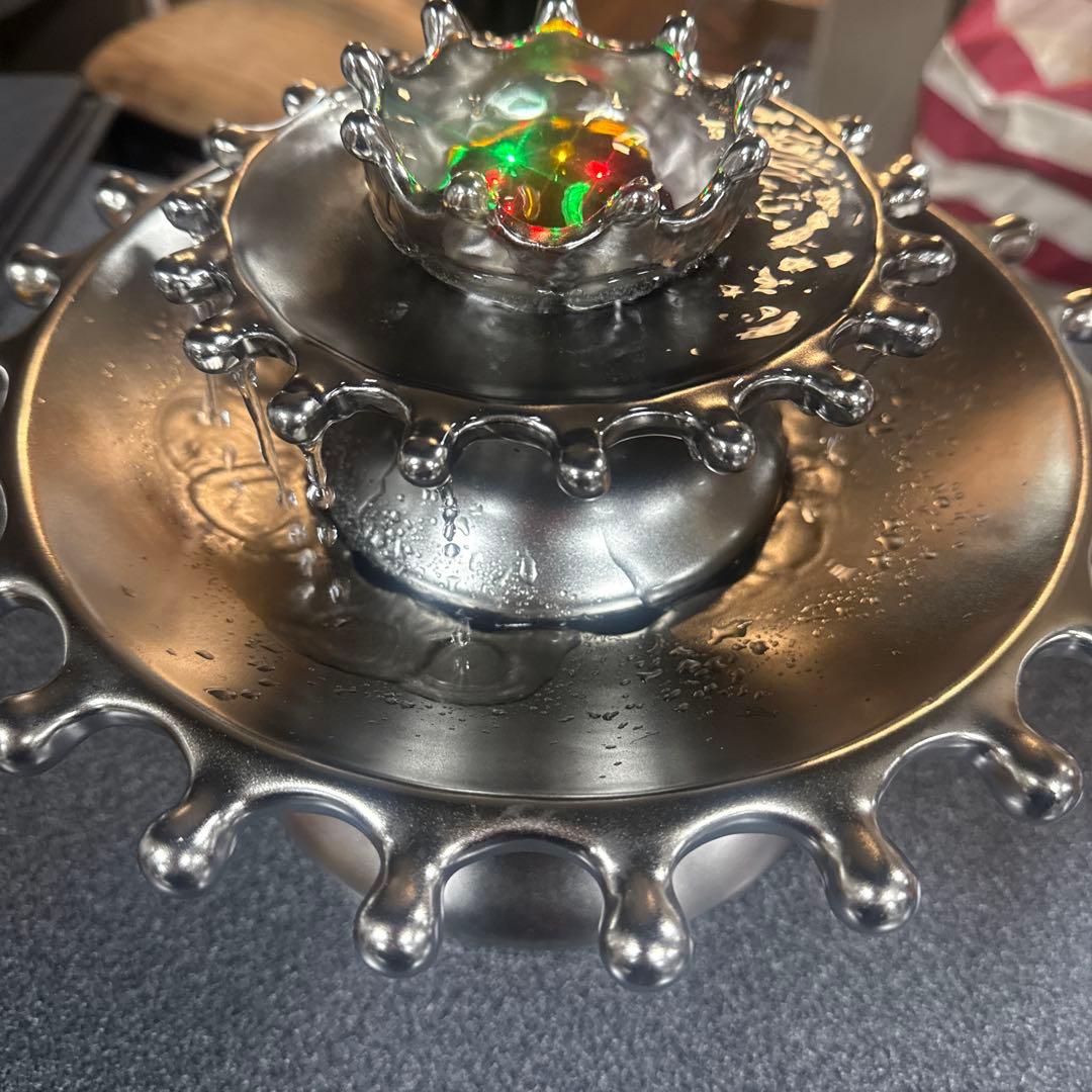 LEDライト付き噴水デザインインテリア