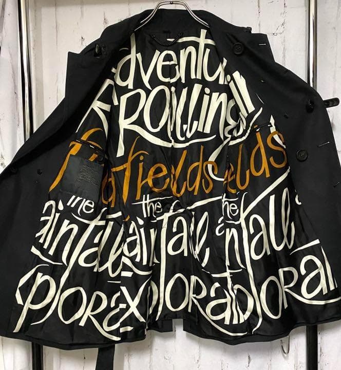 カリグラフィーBURBERRYPRORSUMランウェイ着用トレンチコートPコート