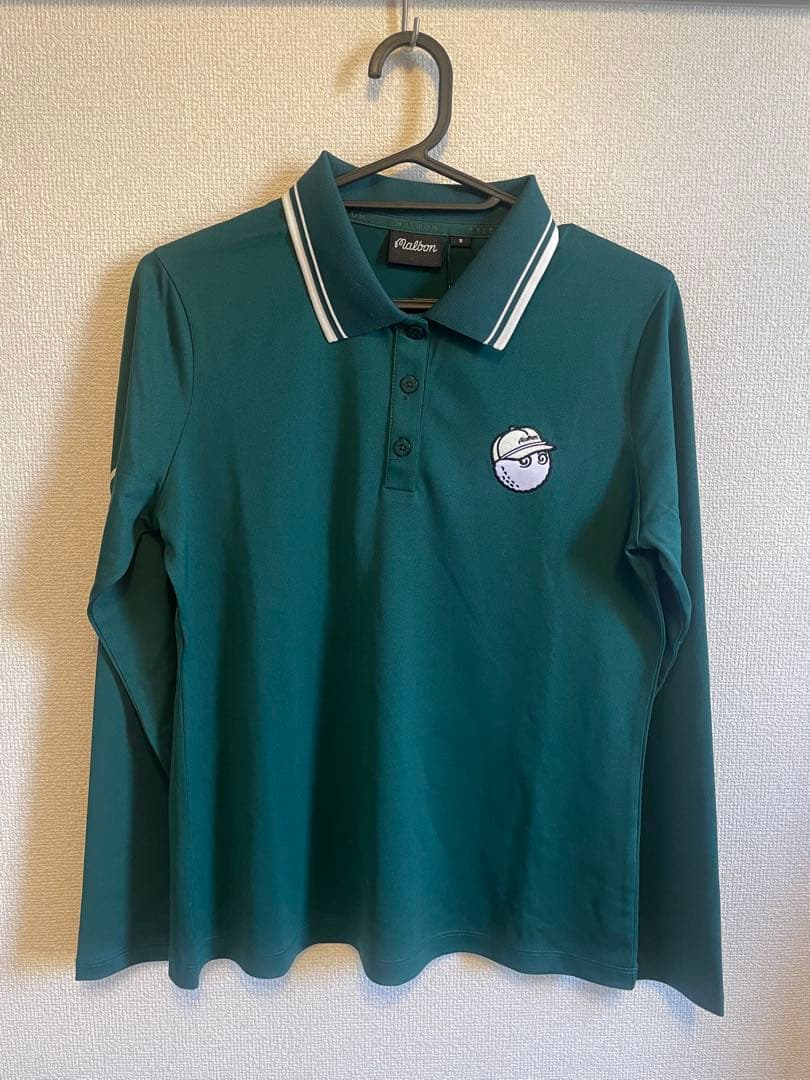 Malbon レディース ゴルフウェア 長袖ポロシャツ