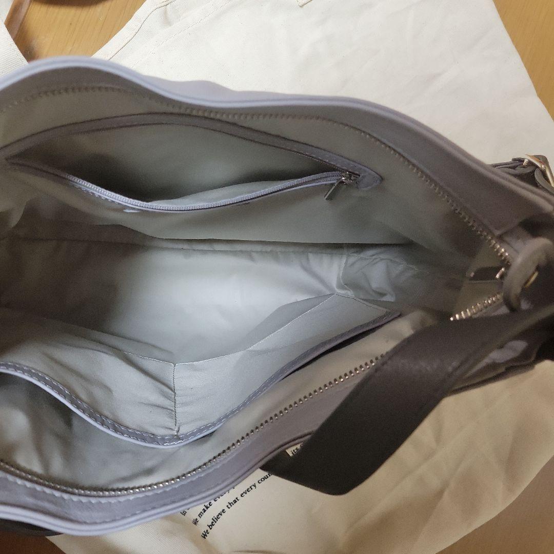 マザーハウス　3 ウェイ バッグ M スカイグレー