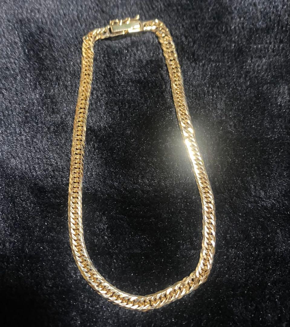 AIR K18 8面T 喜平ブレスレット/5g/18cm/3.1mm新品