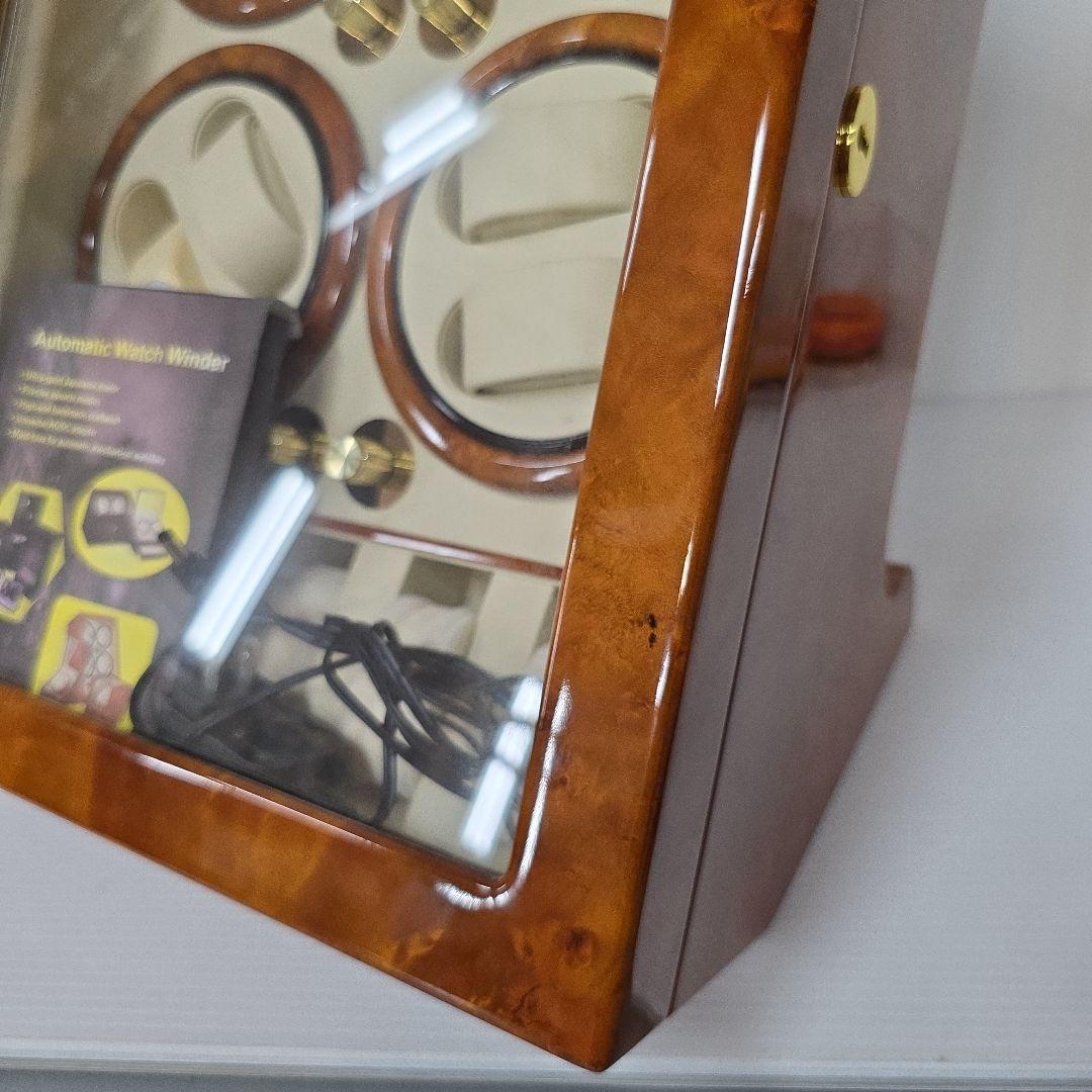 ロイヤルハウゼン木製 時計ワインダー 8本収納巻き時計