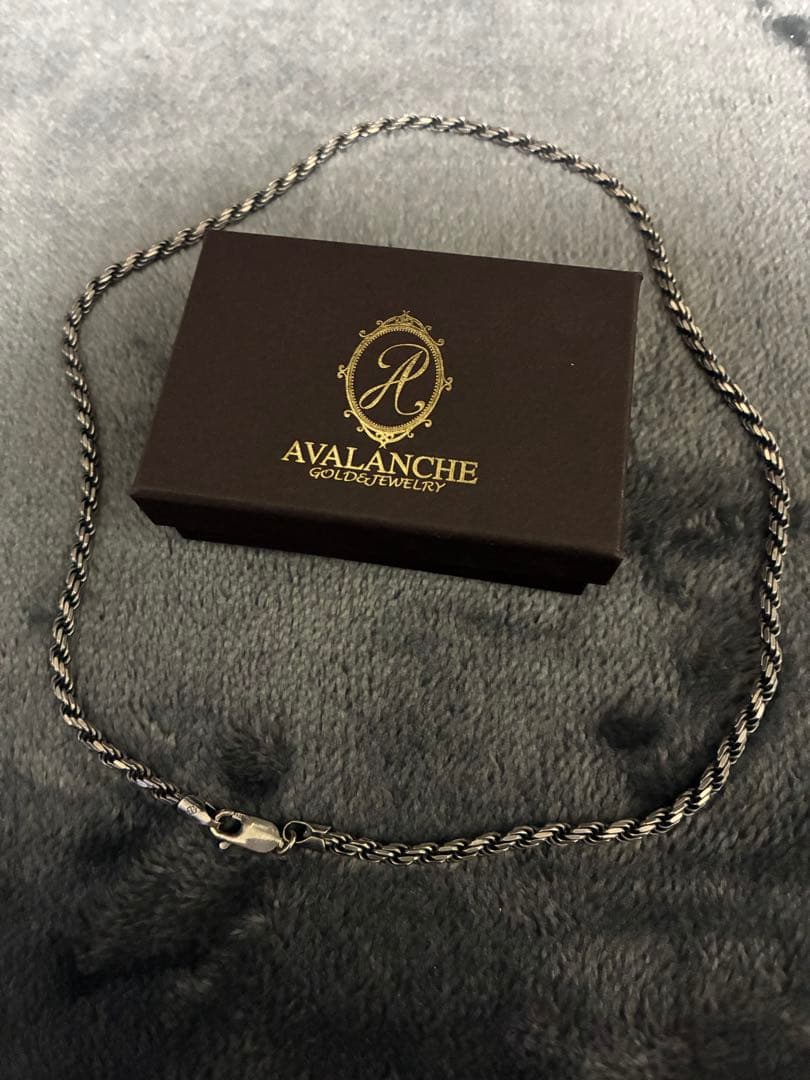 アバランチ　ロープネックレスいぶし加工