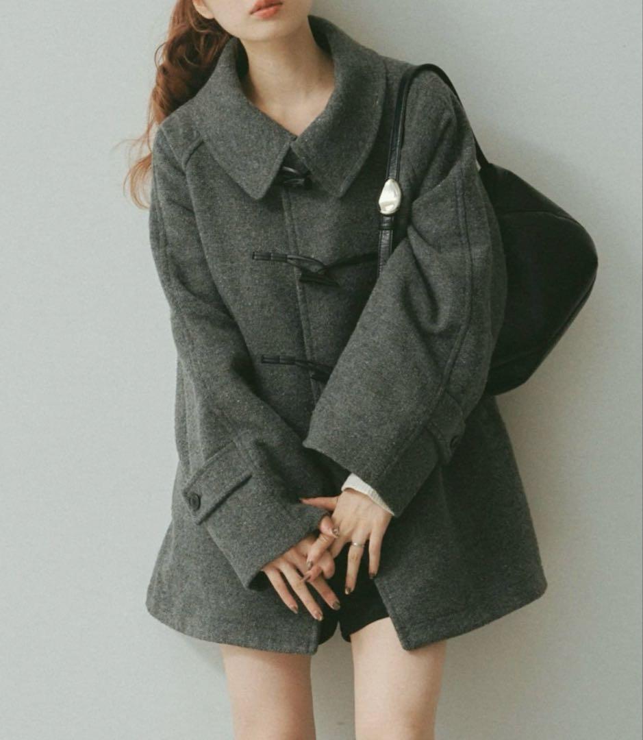 kastane　ダッフルフレアコート ベスト付き