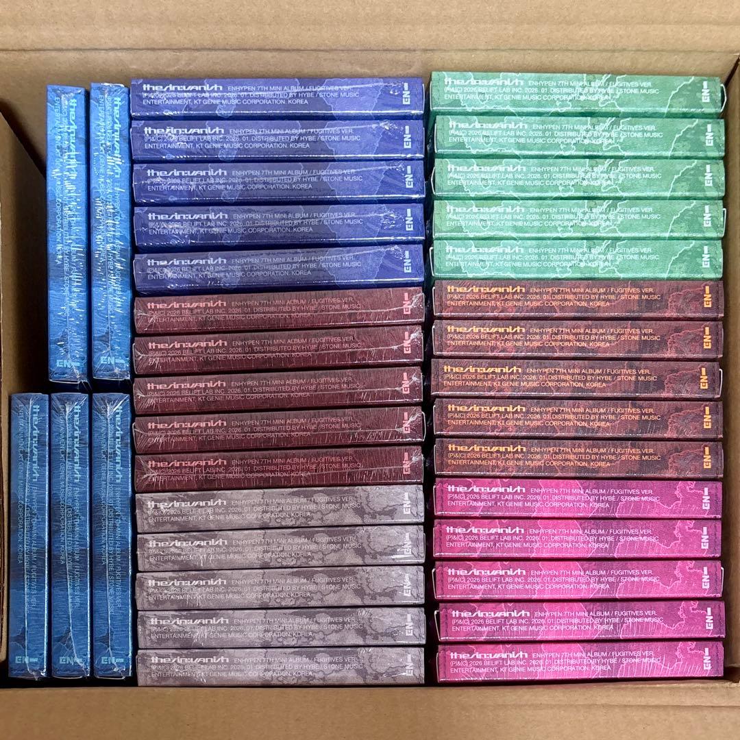 【新品未開封】ENHYPEN VANISH FUGITIVES 7形態 5セット