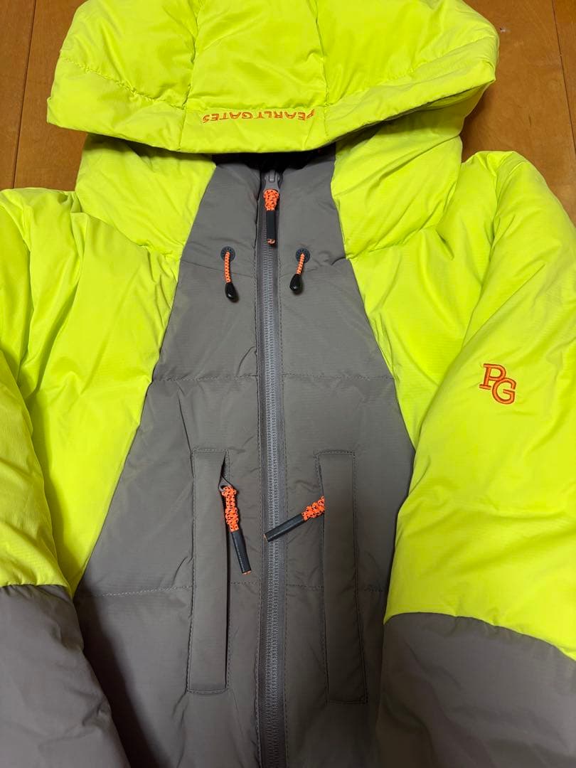 未使用 パーリーゲイツ バイカラー光電子 ダウン パーカー サイズ2（L）