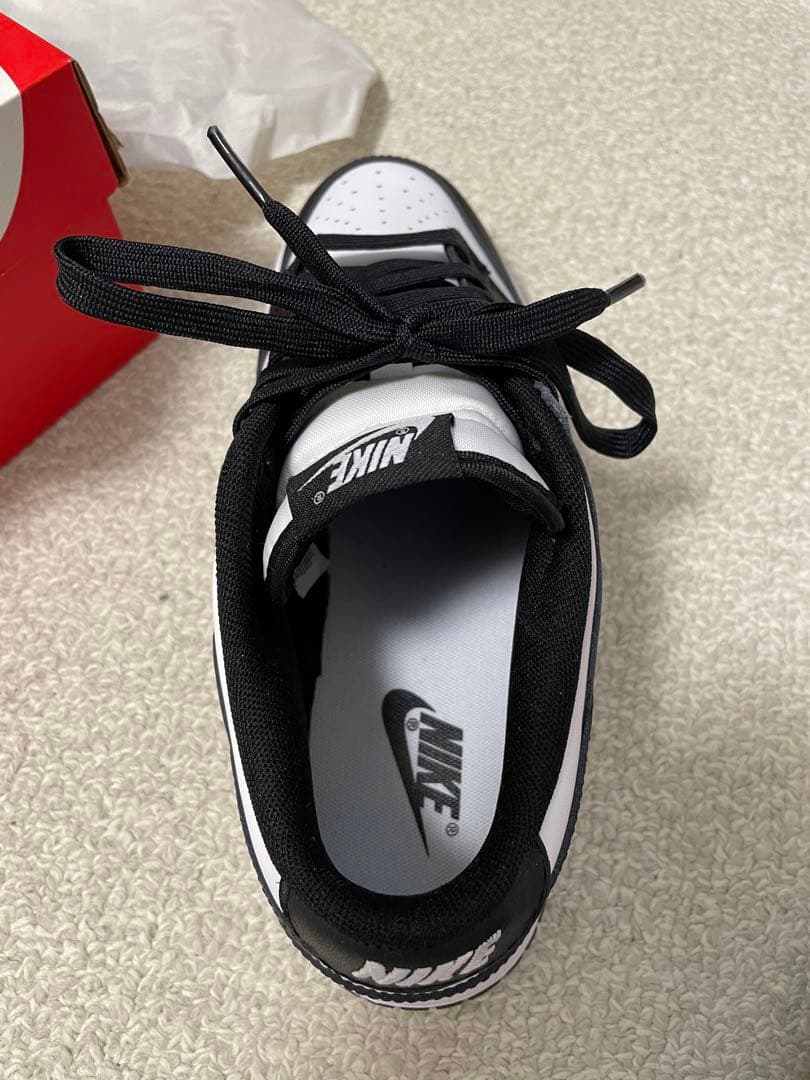 シューズ NIKE Dunk Low white&black