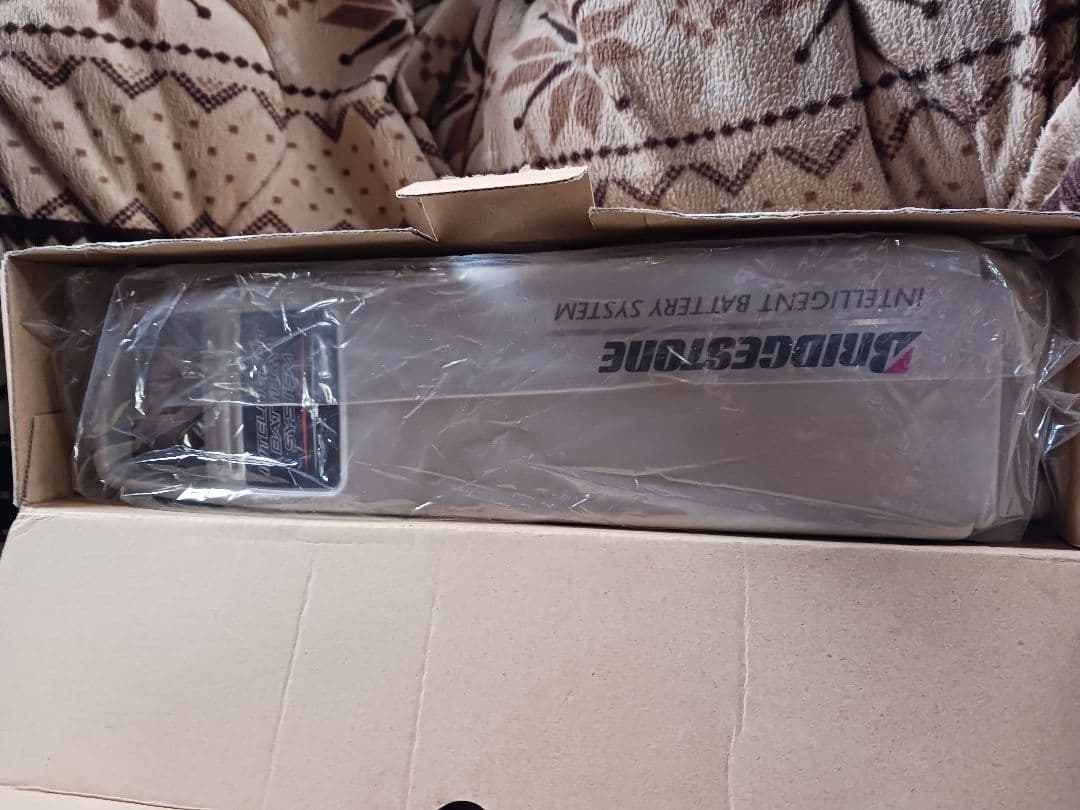 ブリジストンのアシスト自転車のバッテリ、新品、みしよう