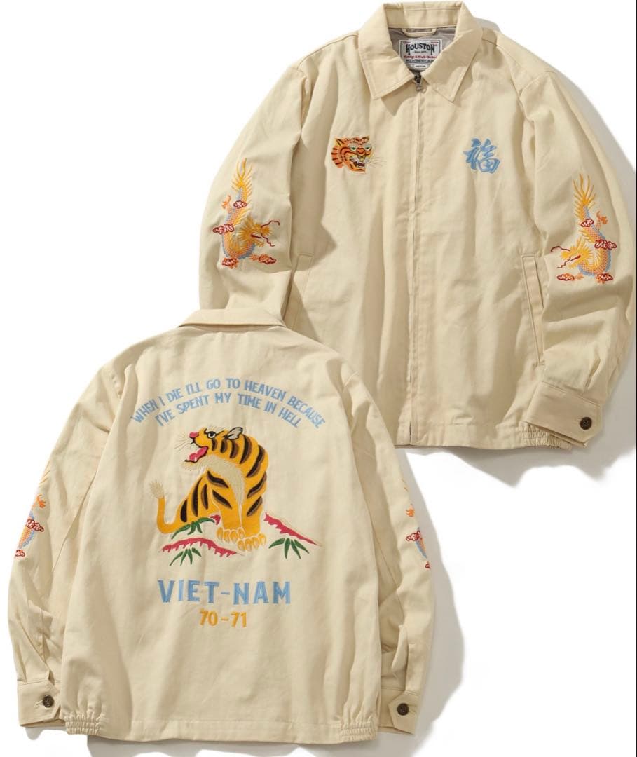 超美品　HOUSTON コットンツイルベトナムジャケット　XXL