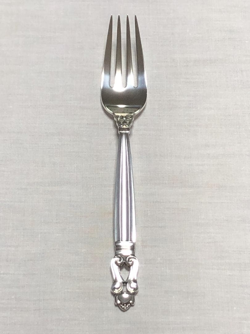 美品 ジョージジェンセン ACORN ディナーフォーク STERLING ②