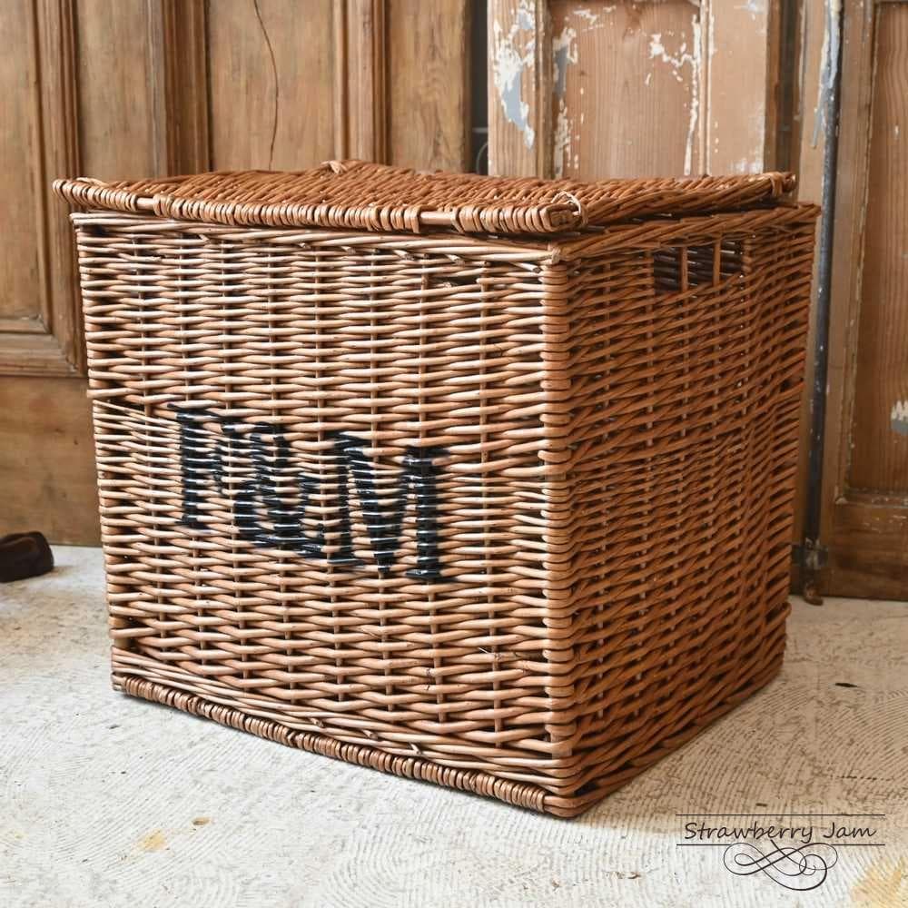 L3710-99-1 英国アンティーク フォートナム＆メイソン かご バスケット