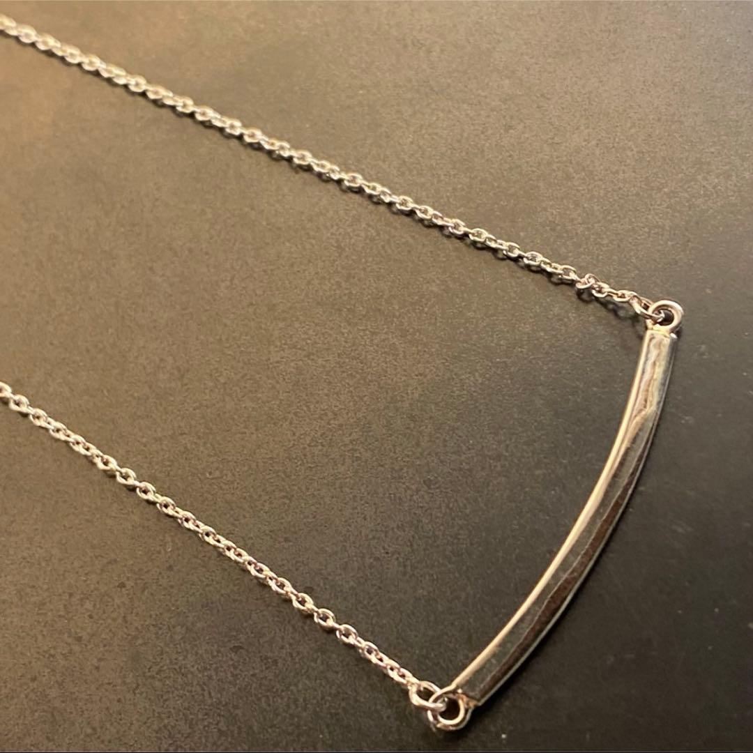 SILVER925 NARROW ID PLATE NECKLACE/シルバー