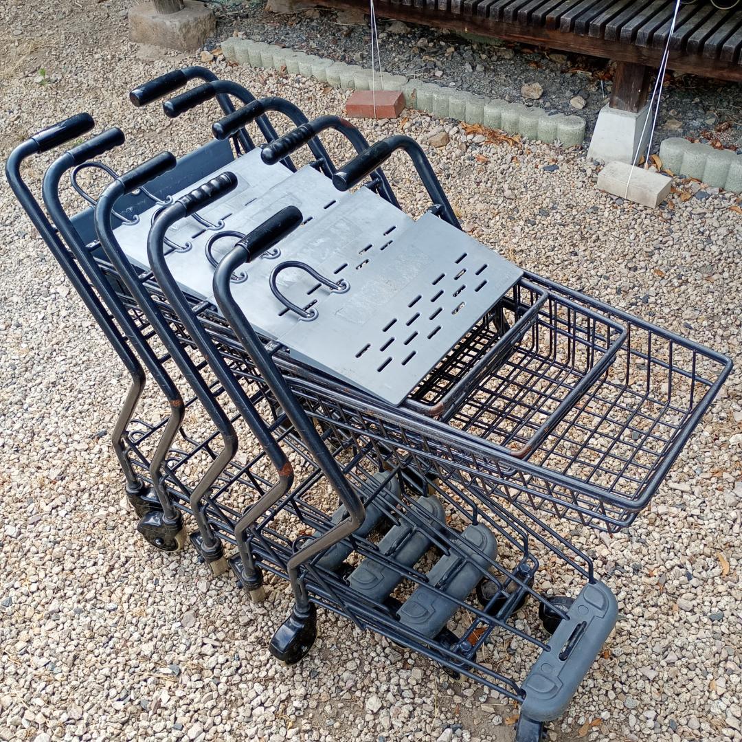 【送料込激安】ショッピングカート5台セット　スーパーメイト 管理No.3