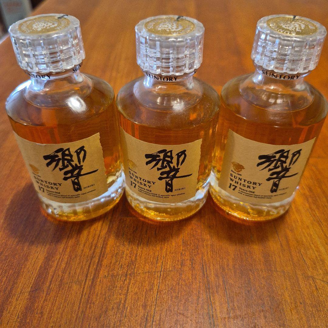 う*す様 Suntory 響 17年 ウイスキー 3本セット 50ml